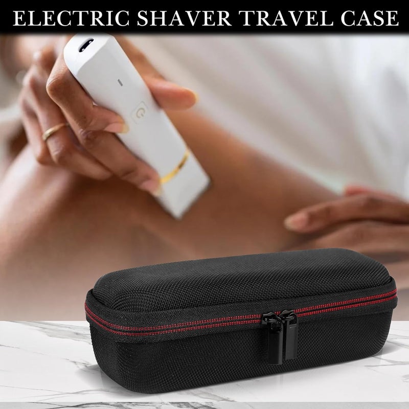 Linkidea Electric Shaver Travel Case, Compatible with MANSPOT HCW003A-New2, Unibono YH-7702 Trimmer, Hard Shell Bikini Razor Carrying Bag (Black) - Image 5